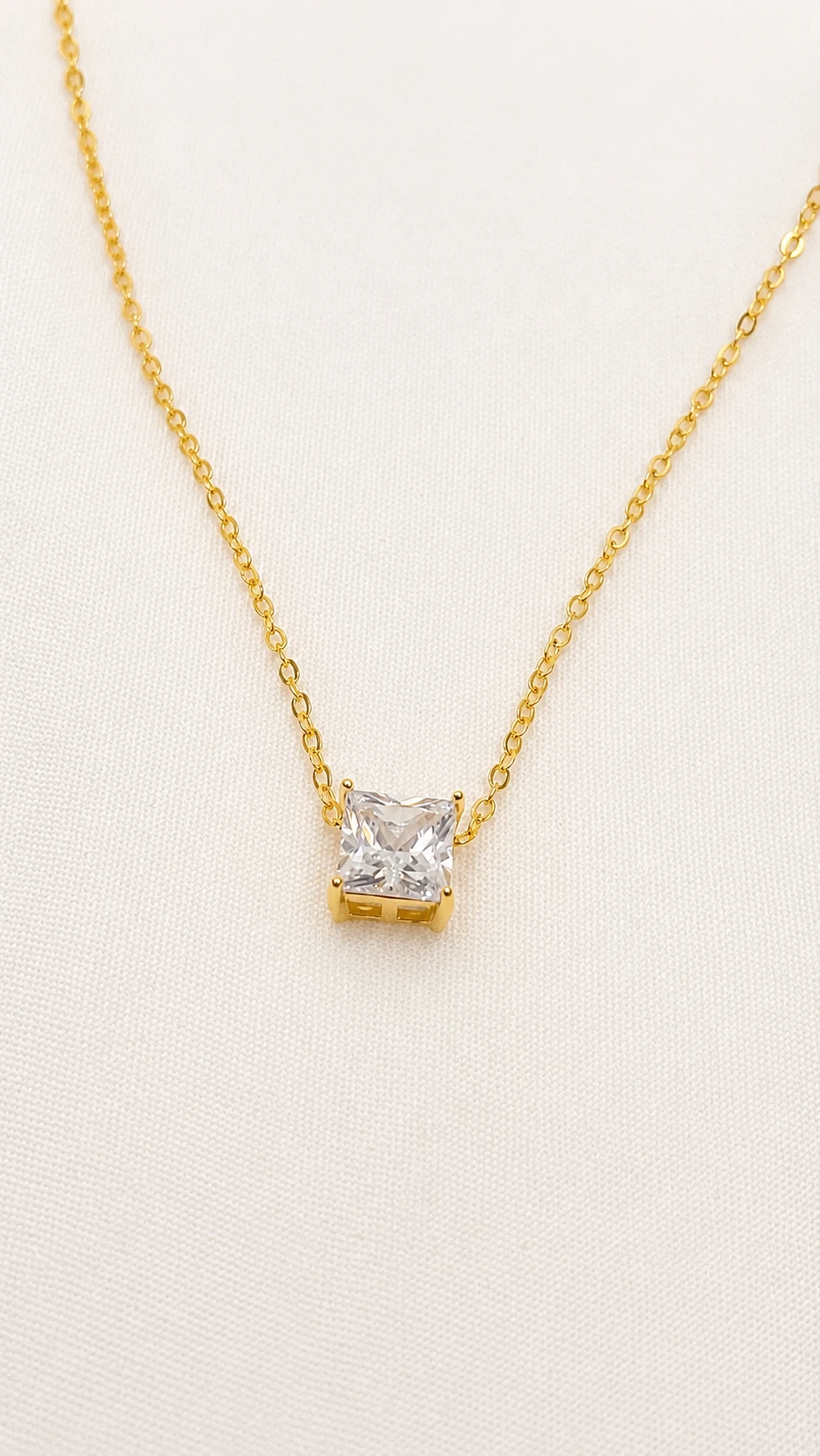 Colar Carré Cristal - 1