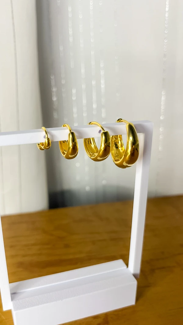 Brinco Argolinha Lisa Avulso - imagem 2