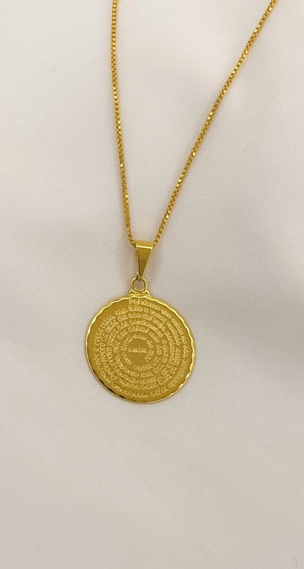 Colar Veneziana Pai Nosso