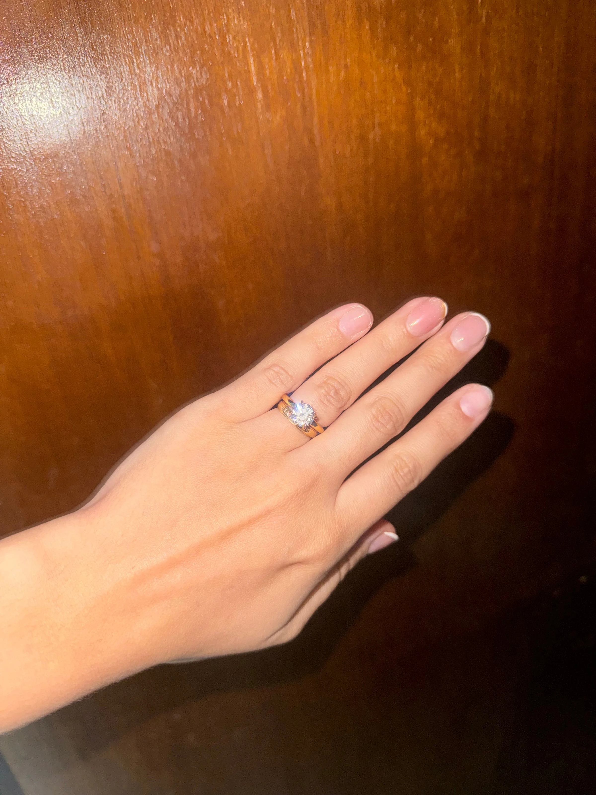 Anel Solitário Moissanite 8mm - 3