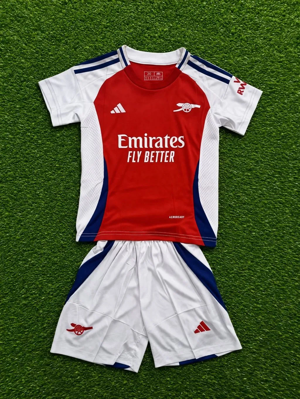 Conjunto Infantil Arsenal Vermelho e Branco - 1