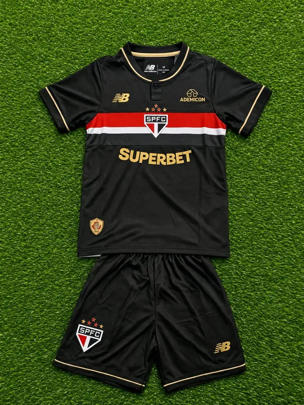 Conjunto Infantil São Paulo Preto