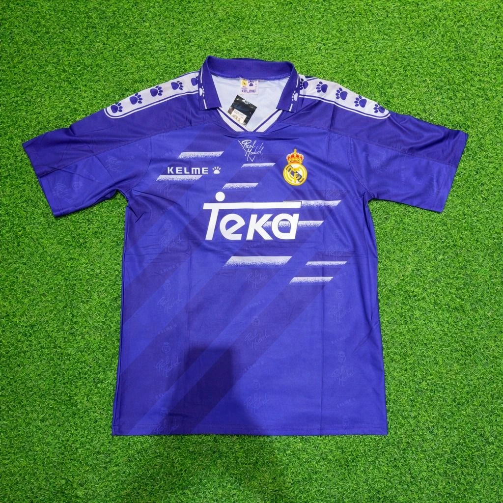 REAL MADRID RETRÔ 1997/98 ROXA KELME - 1