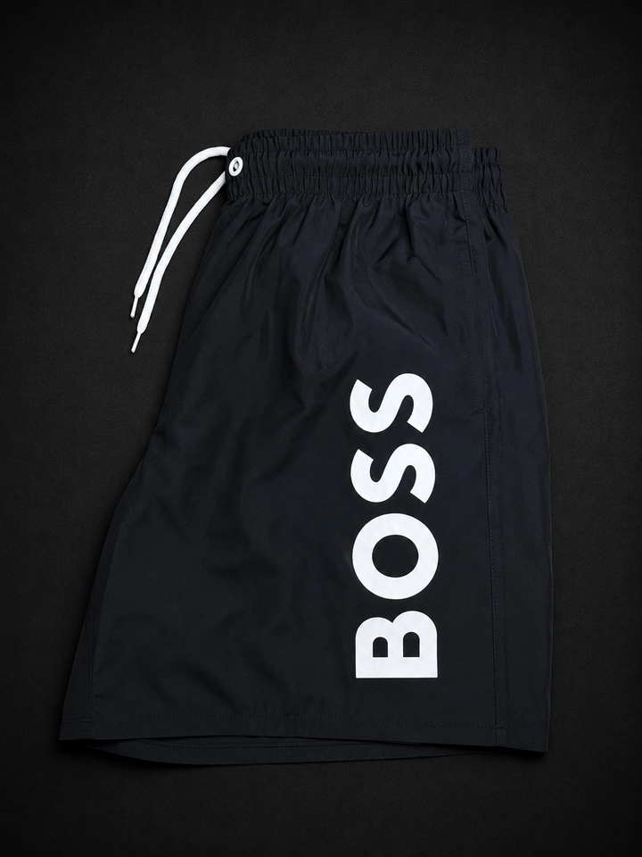 SHORT ELASTANO BOSS PRETO 1