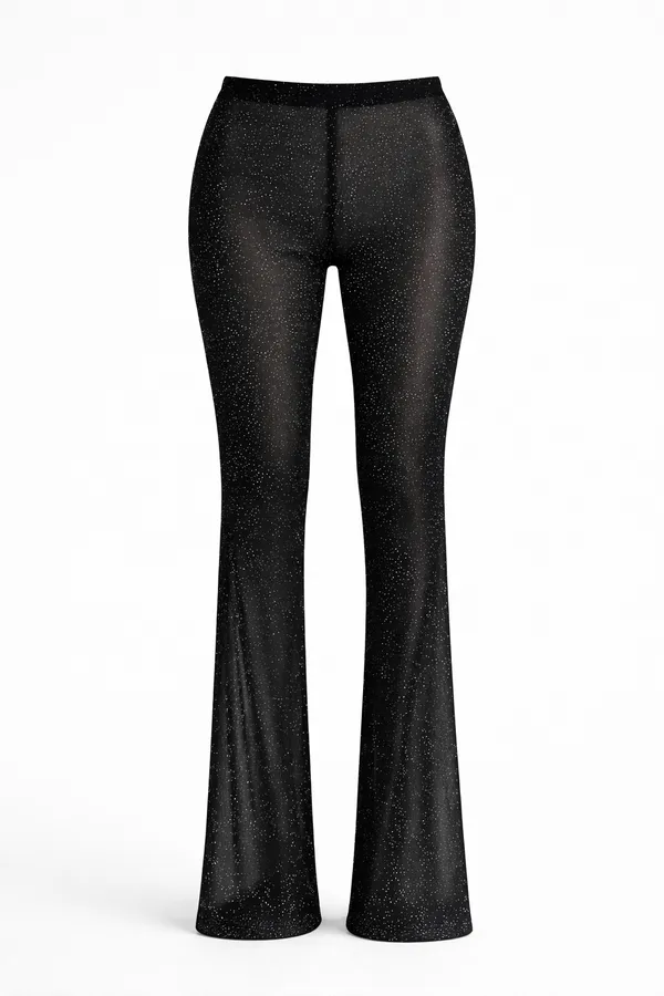 CALÇA TULE SIAMÊS PRETO