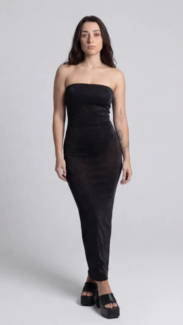 VESTIDO SIAMÊS PRETO - imagem 2