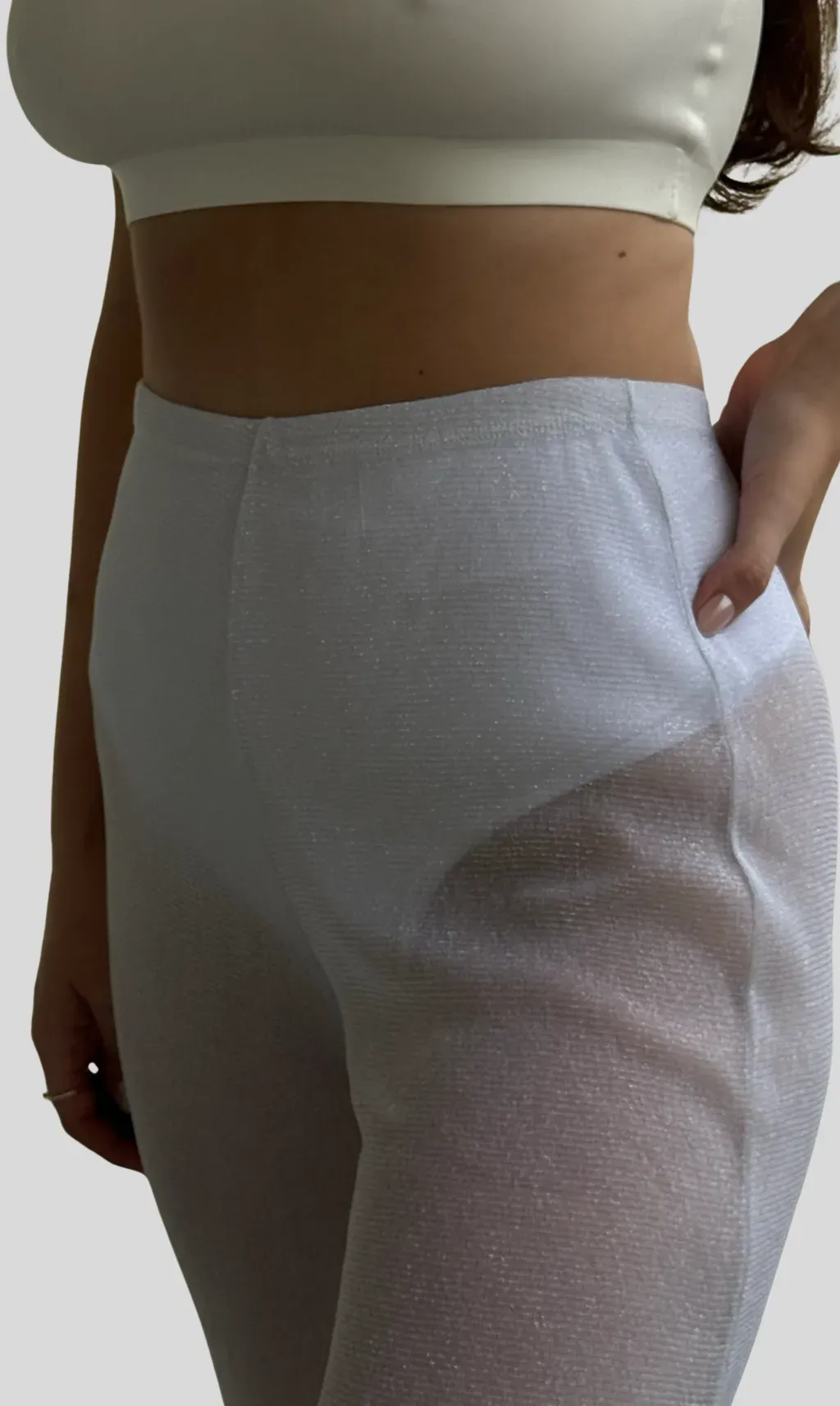 CALÇA TULE SIAMÊS PRATA - 4