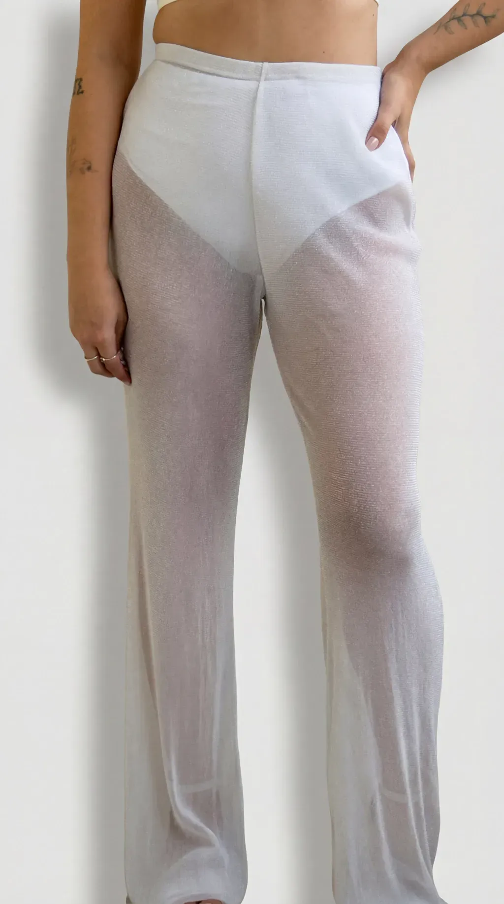 CALÇA TULE SIAMÊS PRATA - 3