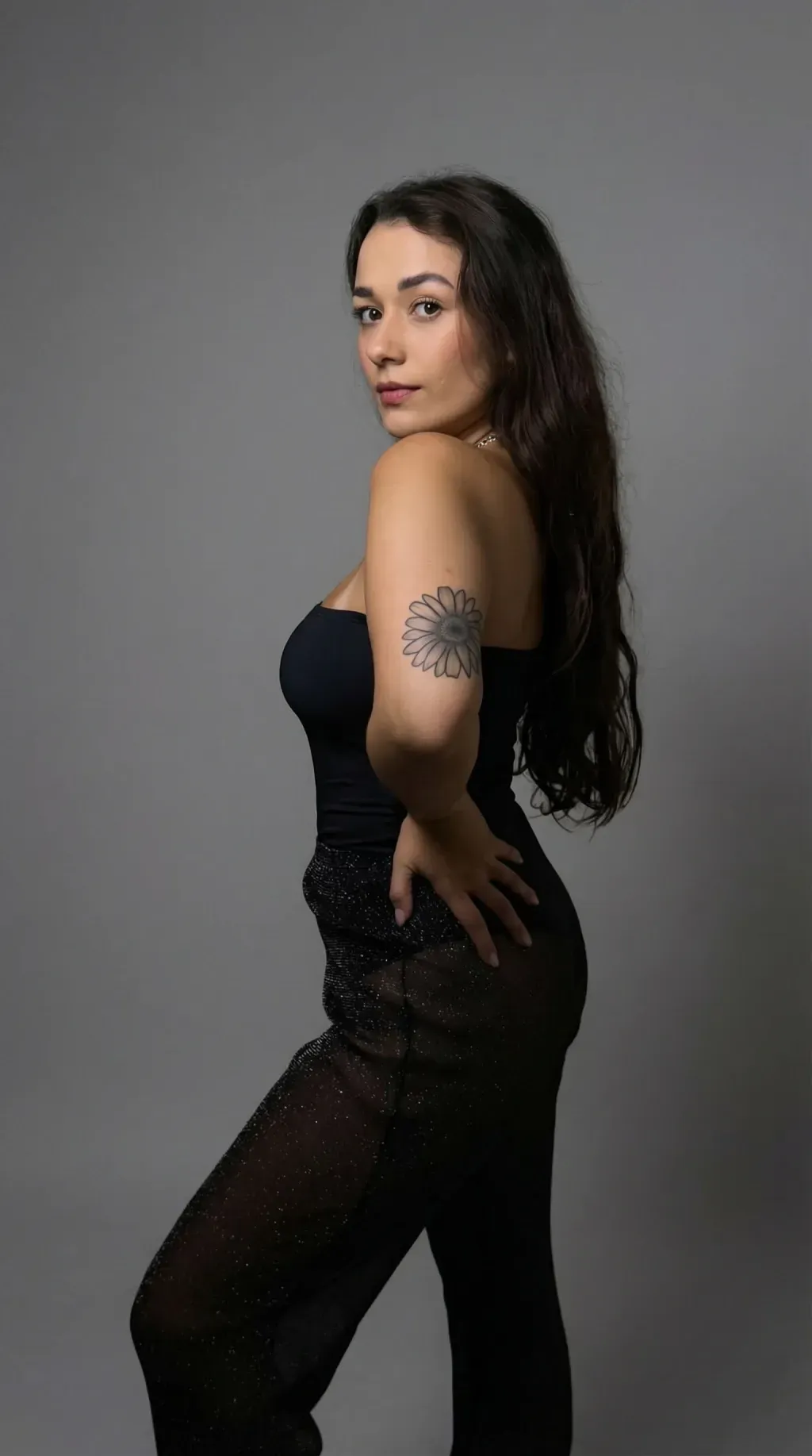 CALÇA TULE SIAMÊS PRETO - 3