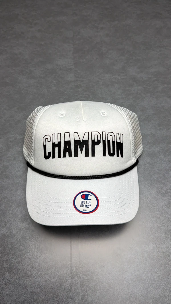 Boné champion trucker branco 