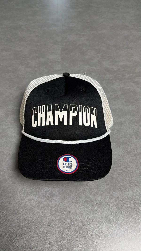 Boné champion trucker preto 