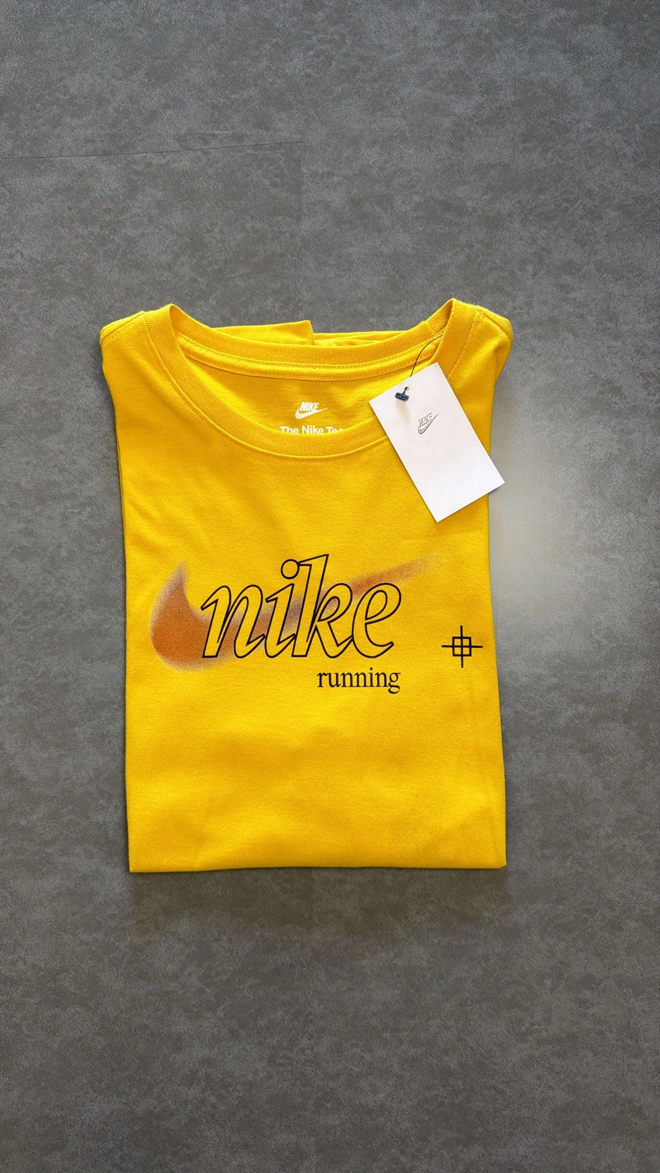 Camiseta nike running amarela  - 1