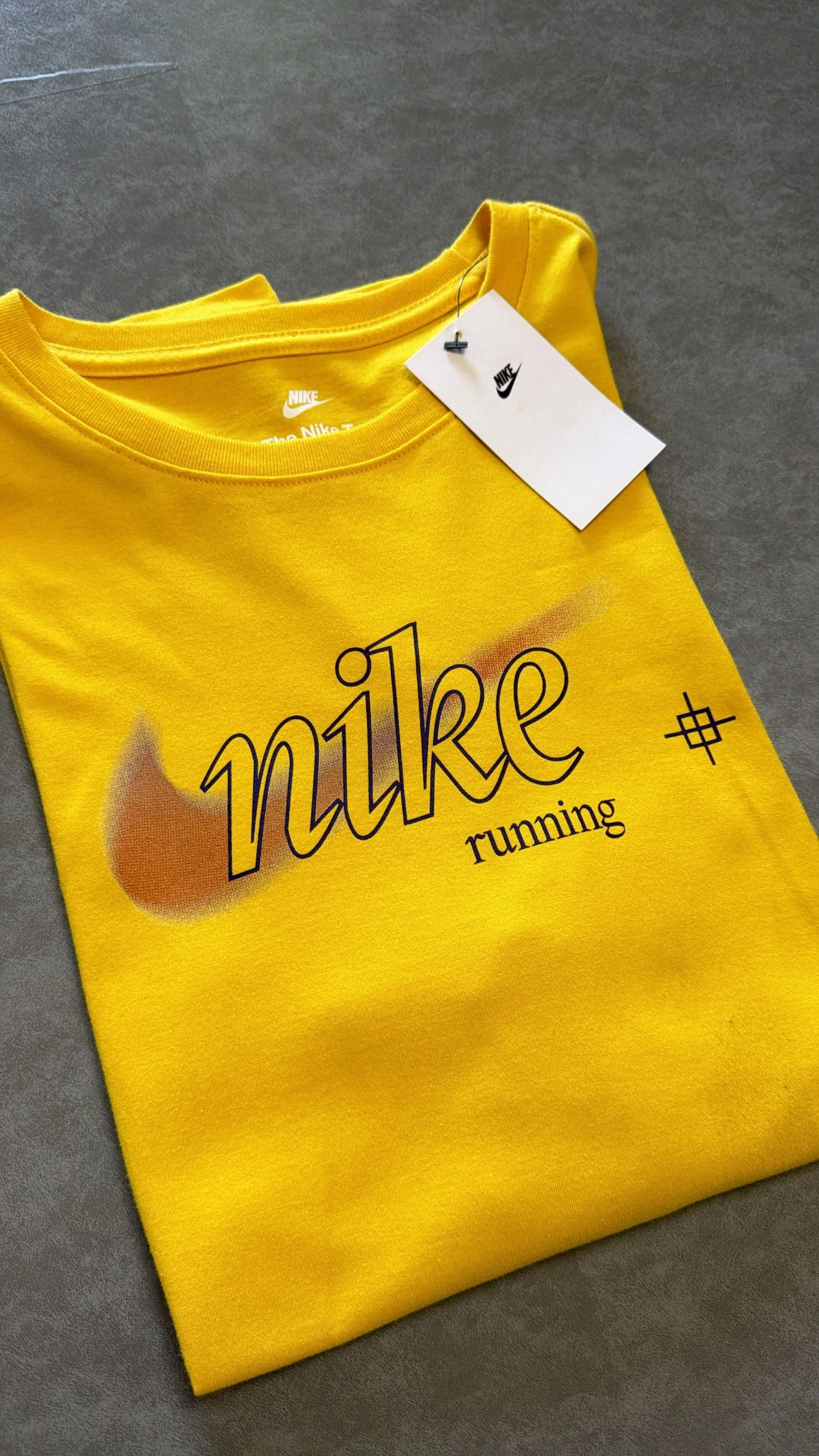 Camiseta nike running amarela  - 2