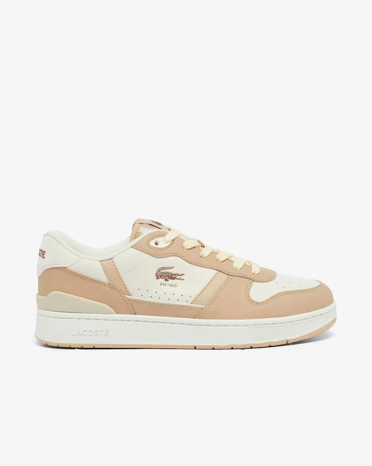 Tênis lacoste T-clip seta bege  - 1