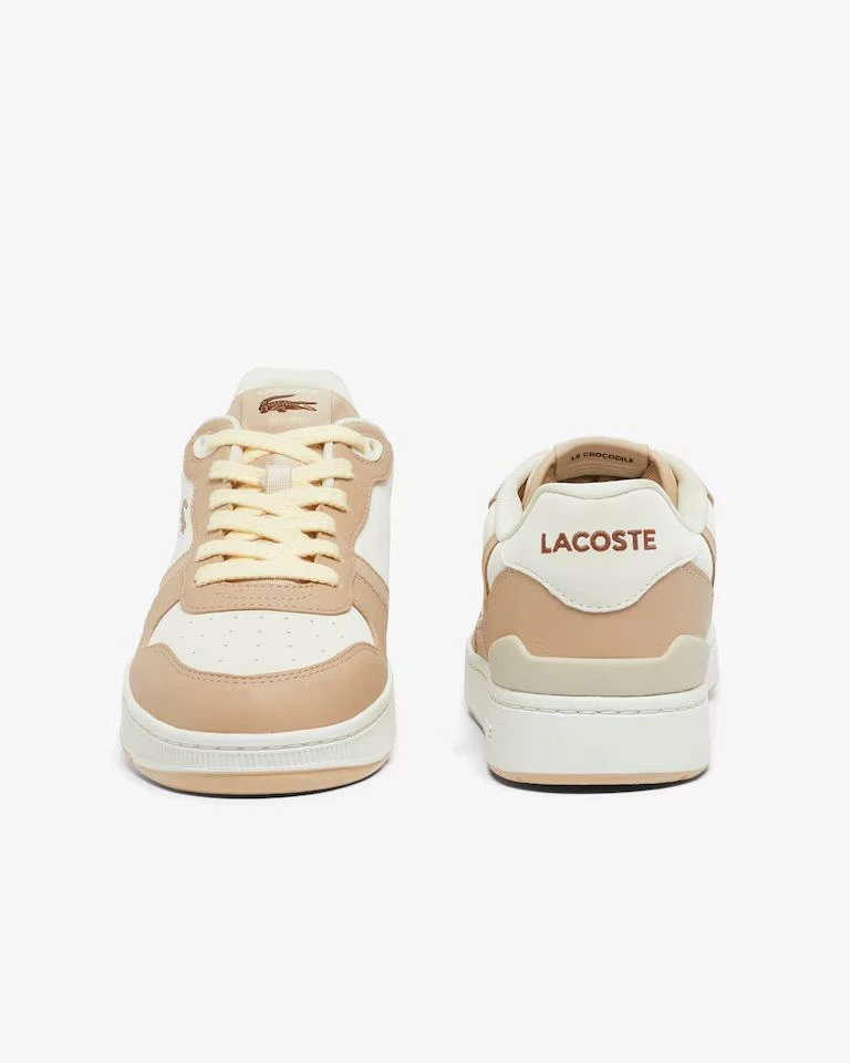 Tênis lacoste T-clip seta bege  - 5