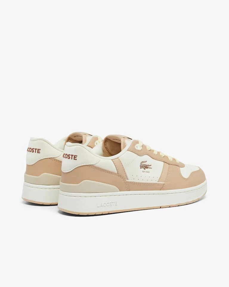 Tênis lacoste T-clip seta bege  - 3
