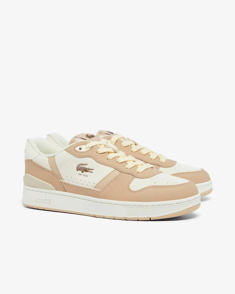 Tênis lacoste T-clip seta bege  - 2