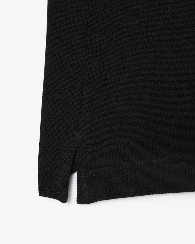 Polo lacoste slim Fit piqué preta  - 3