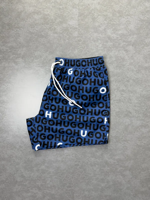 Shorts praia Hugo azul 