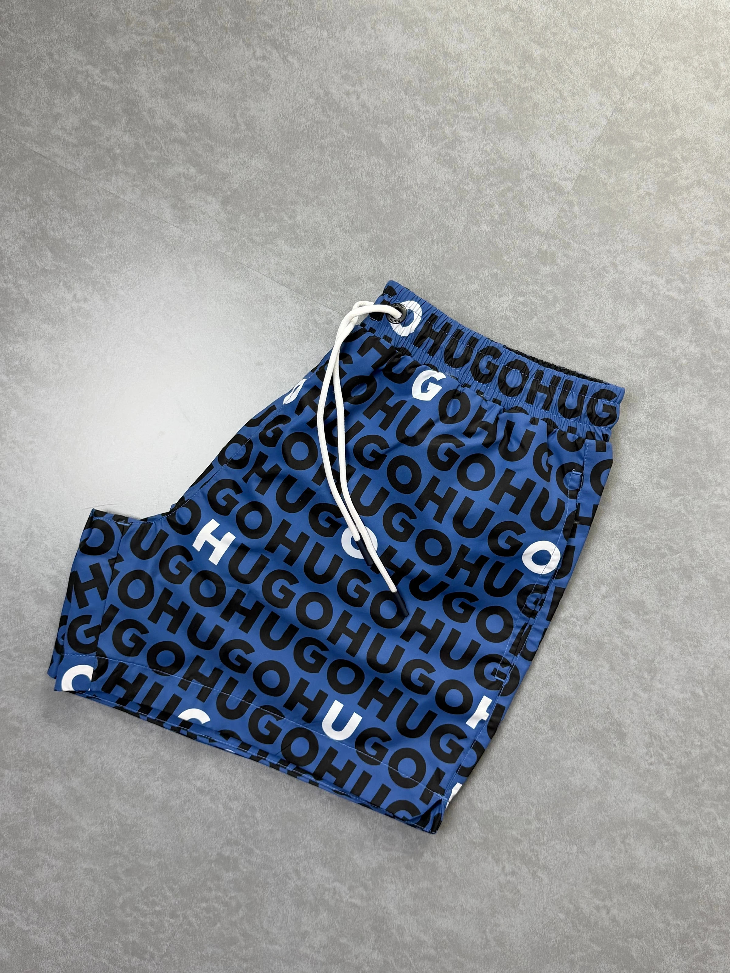 Shorts praia Hugo azul  - 2