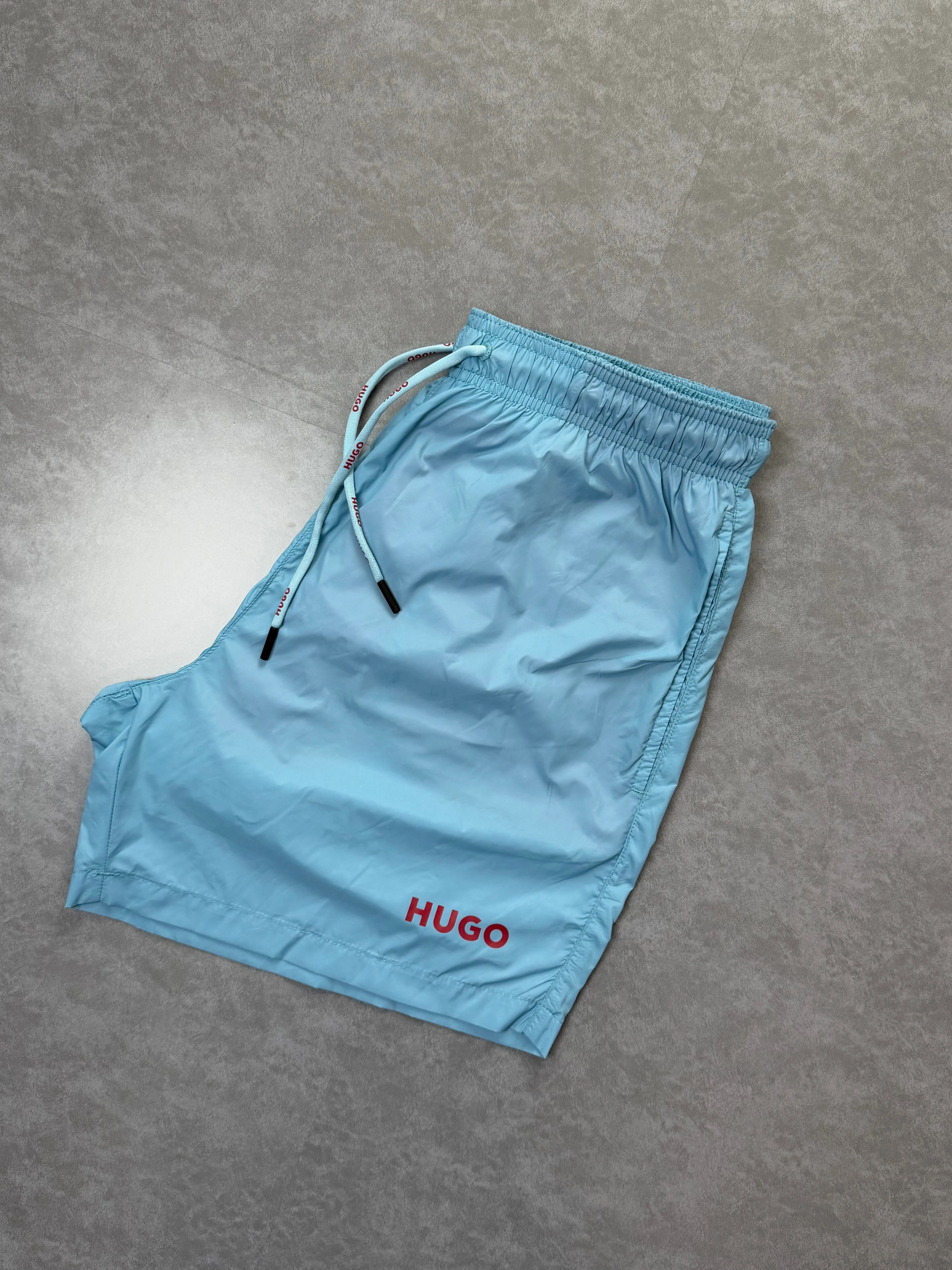 Shorts praia hugo azul bebê  - 2