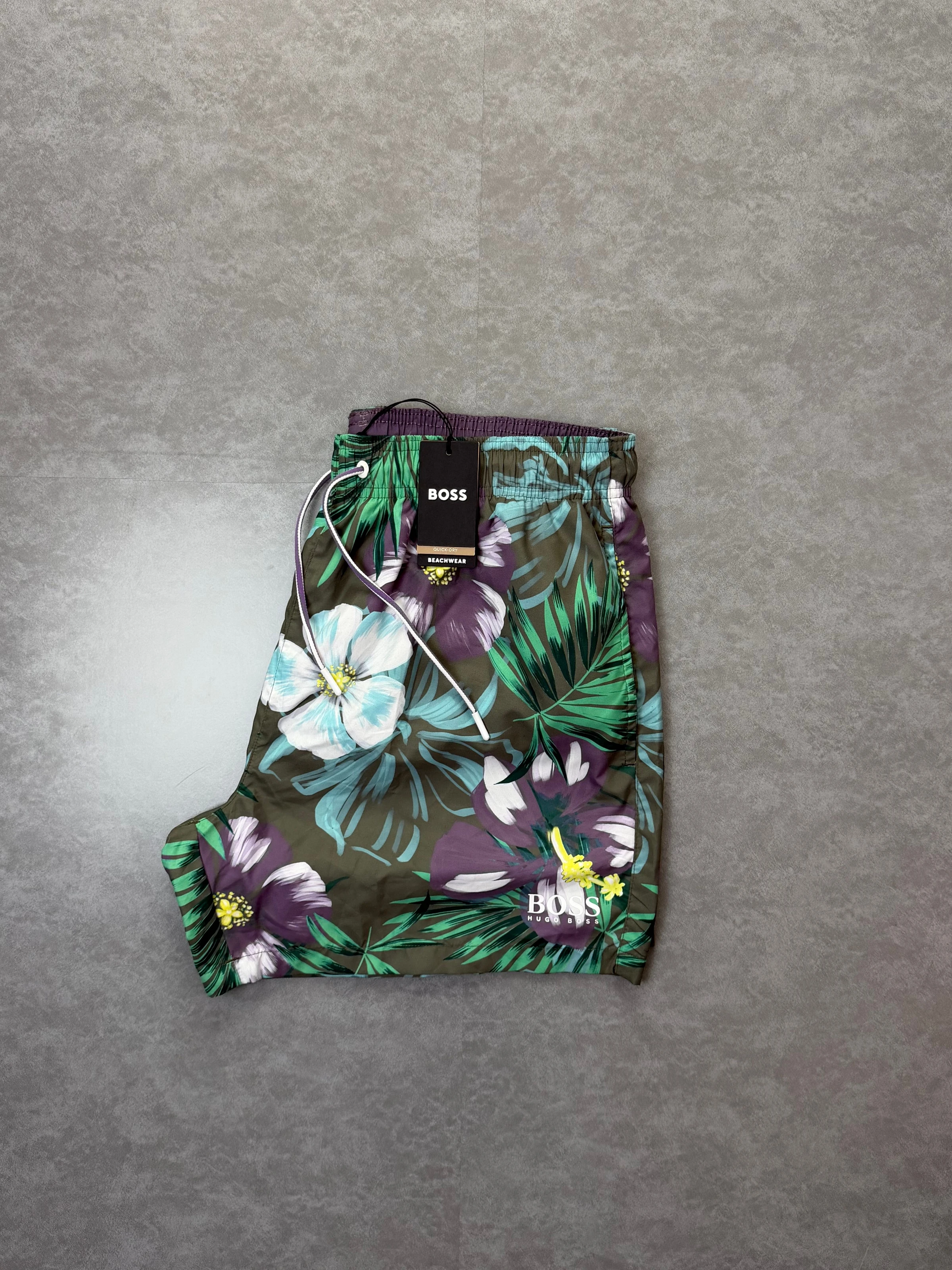 Shorts praia hugo Boss florido  - 1