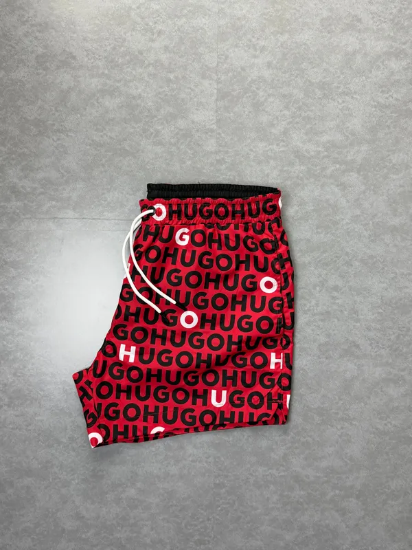 Shorts praia hugo vermelho 