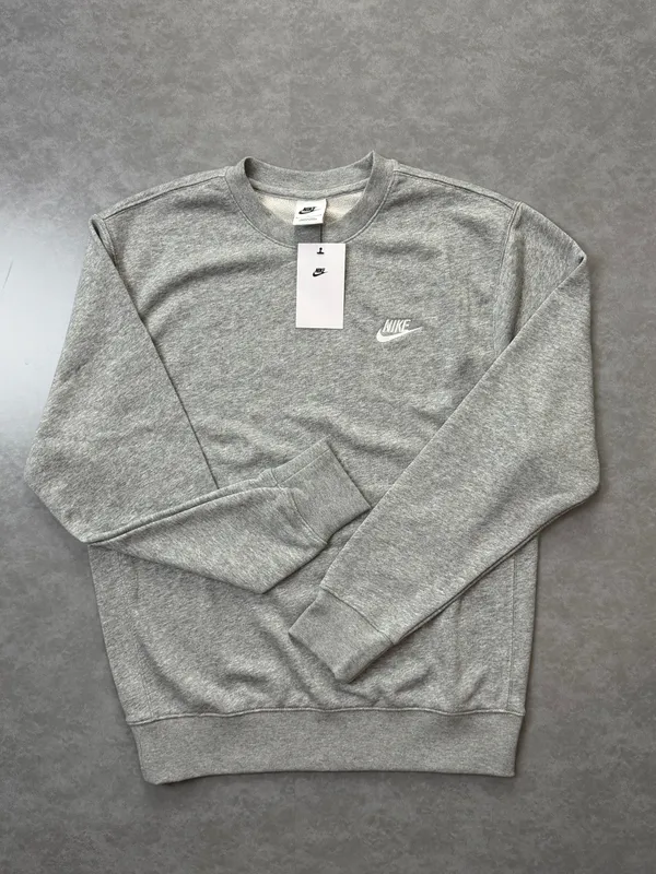 Moletom nike club cinza 