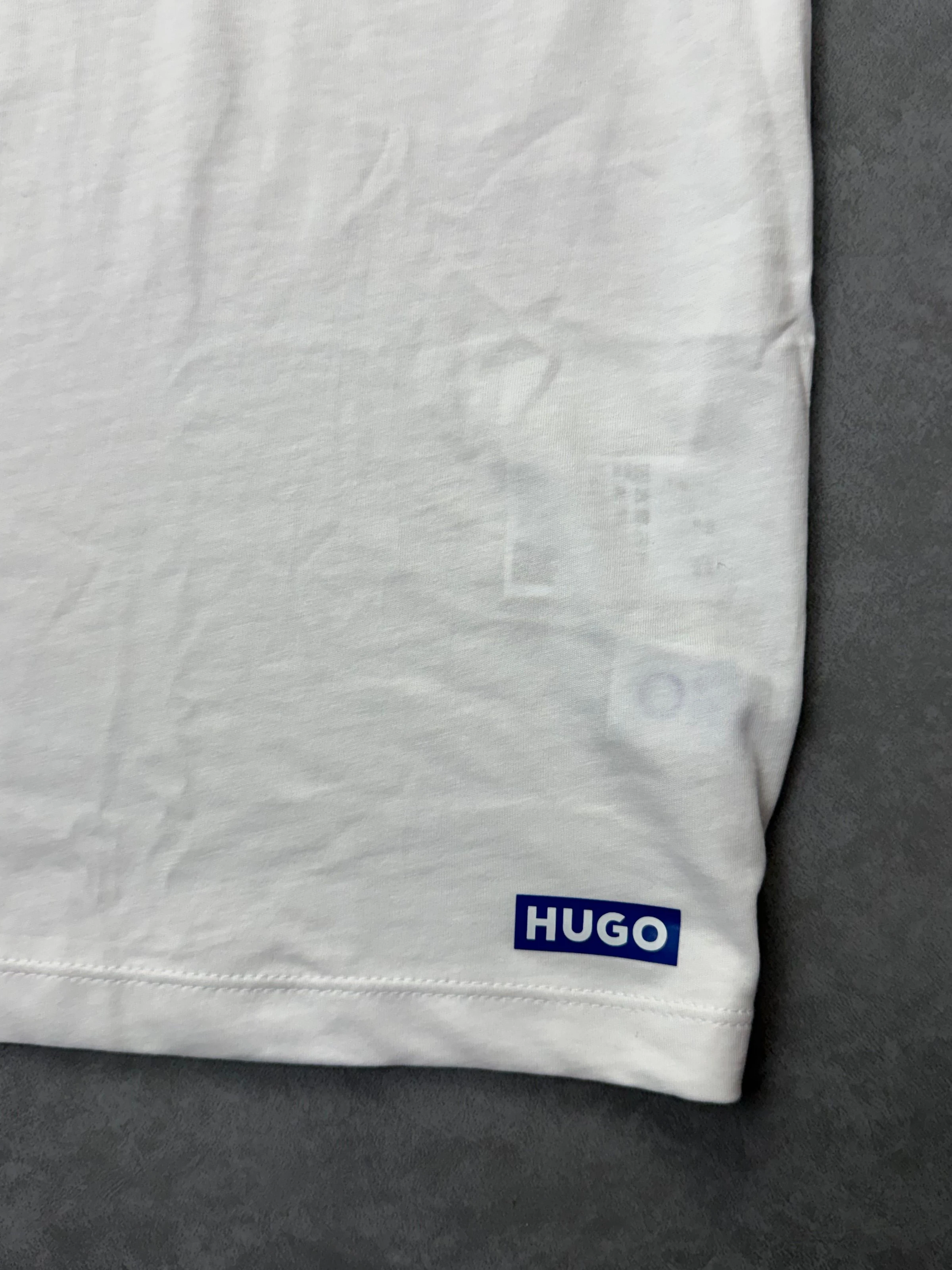 Camiseta lisa Hugo Blue  - 2