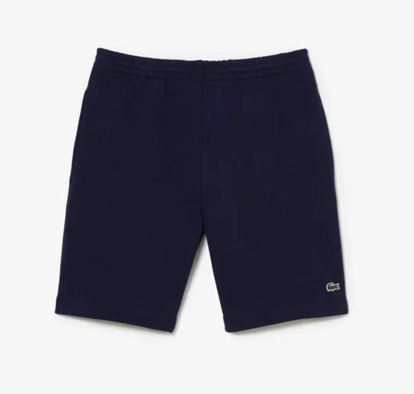 Bermuda moletom lacoste azul navy 