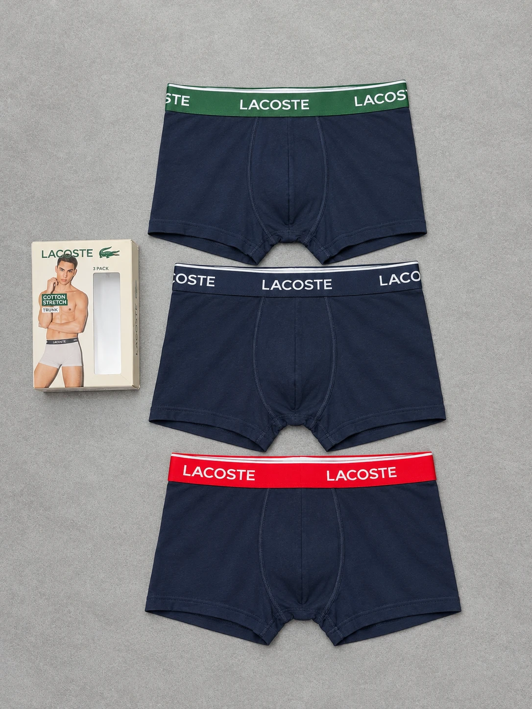 Pack c/3 cuecas Lacoste  - 1