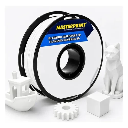 MP-FILAMENTO 3D - PETG BRANCO PCV OUTDOOR - 1