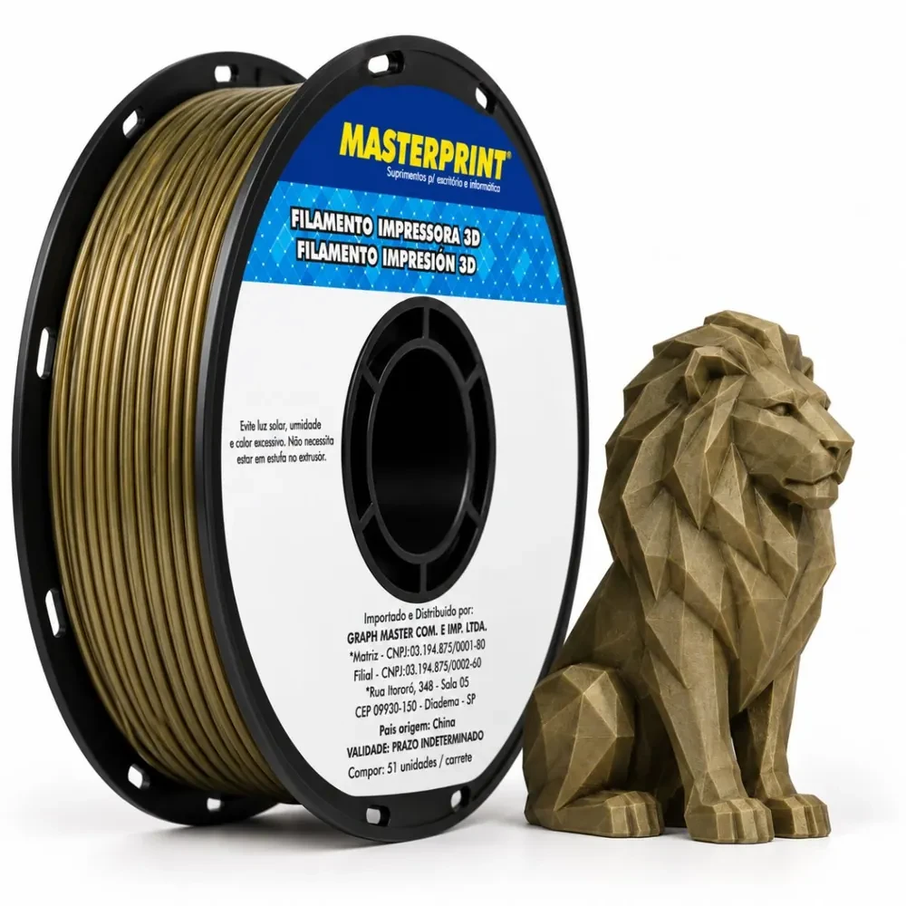 MP-FILAMENTO 3D - PETG BRONZE 1KG (1.75MM) - 1
