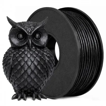 MP-FILAMENTO 3D - PLA SILK PRETO C/ GLITTER 1KG