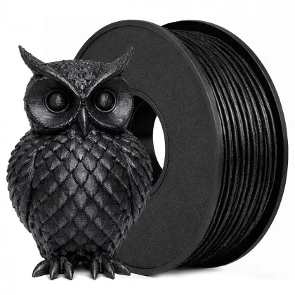 MP-FILAMENTO 3D - PLA SILK PRETO C/ GLITTER 1KG - 1