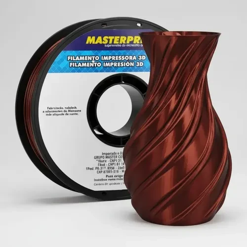 MP-FILAMENTO 3D - PLA SILK BRONZE 1KG - 1