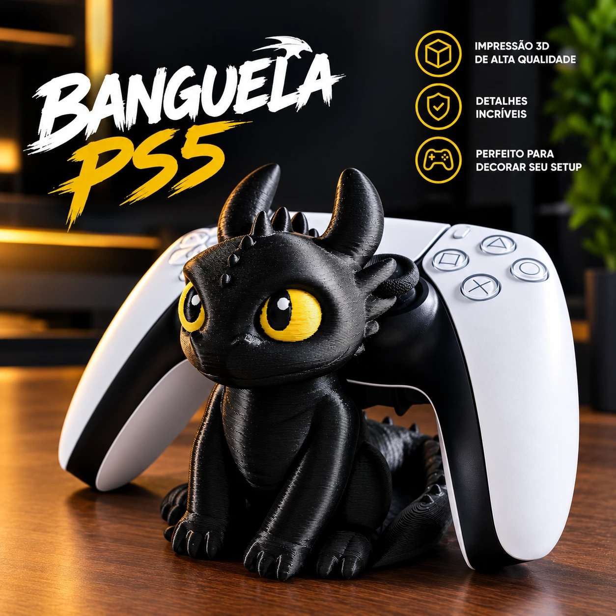 SUPORTE CONTROLE BANGUELA PS5  - 1