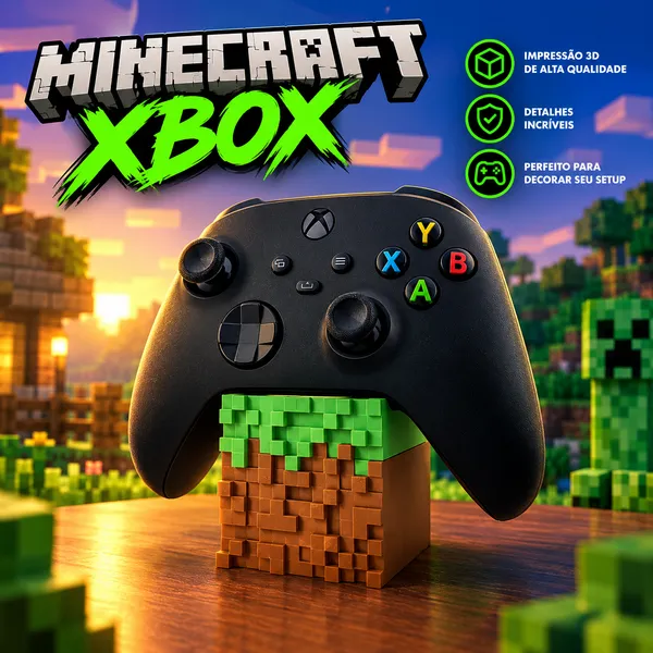 SUPORTE CONTROLE MINECRAFT XBOX