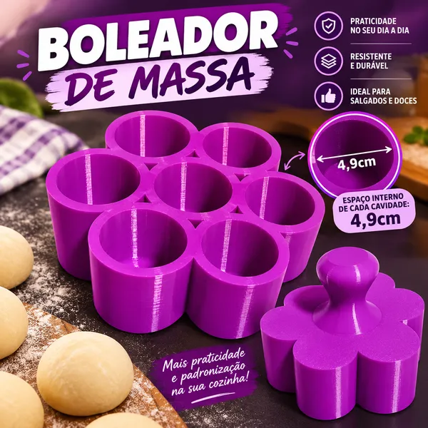 BOLEADOR DE MASSAS - MEDIDA INTERNA DE 4,9CM