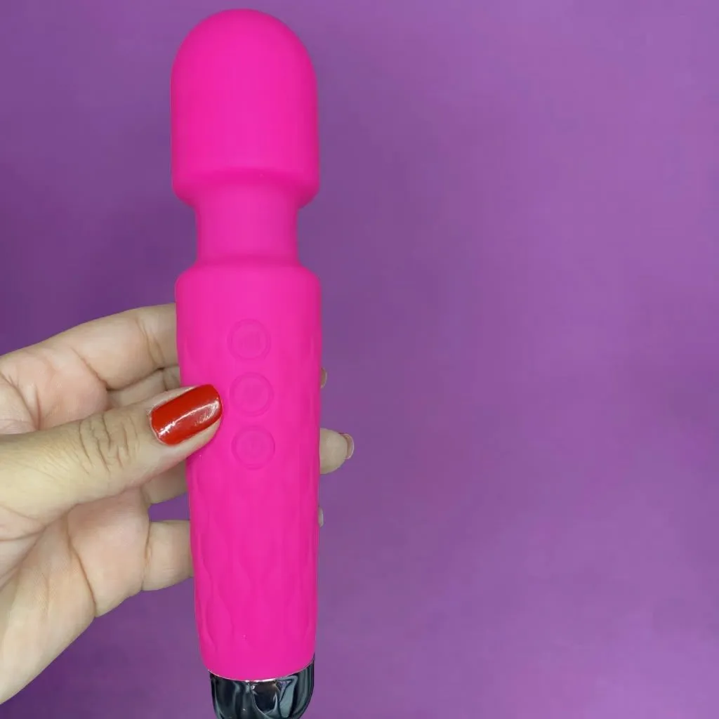 Vibrador Varinha Mágica com 20 Modos de Vibração e 8 Níveis de Velocidade Vip Mix - 2