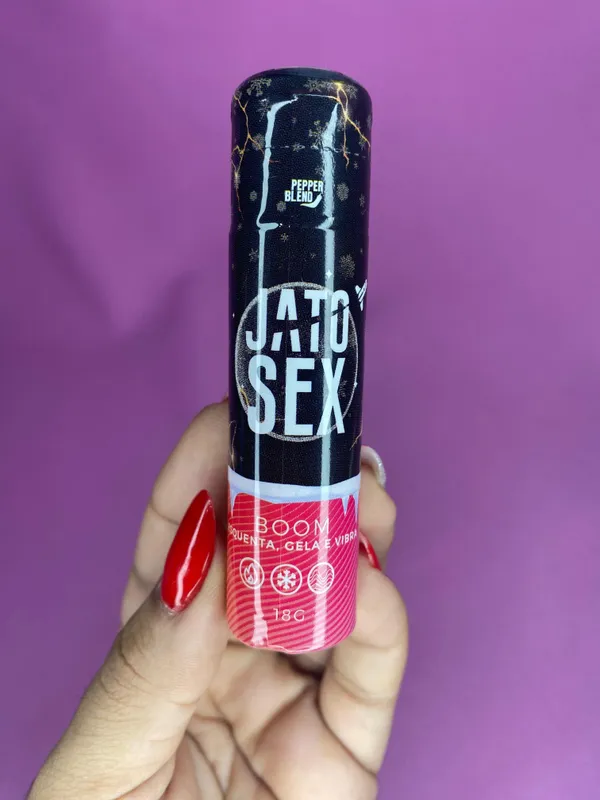 Jato Sex Boom Gel Comestível Esquenta, Gela e Vibra 18ml