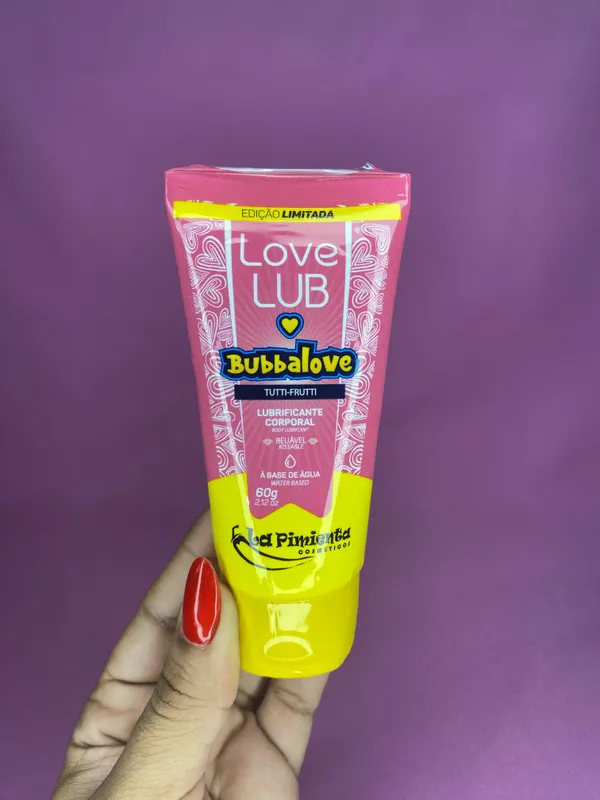 Love Lub LapiLove Lubrificante Corporal Beijável Tutti-Frutti 60g