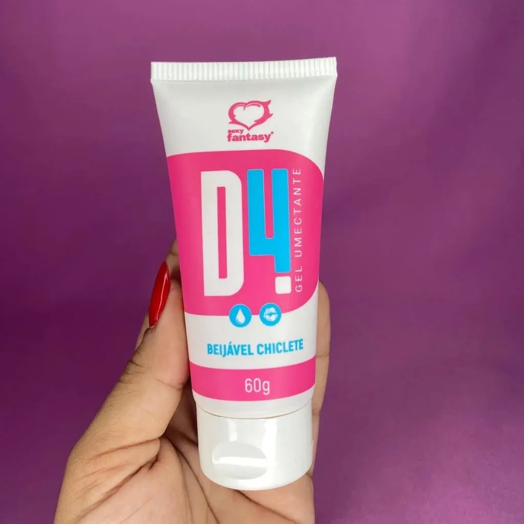 D4 Gel Umectante Lubrificante Beijável 60G  - 2
