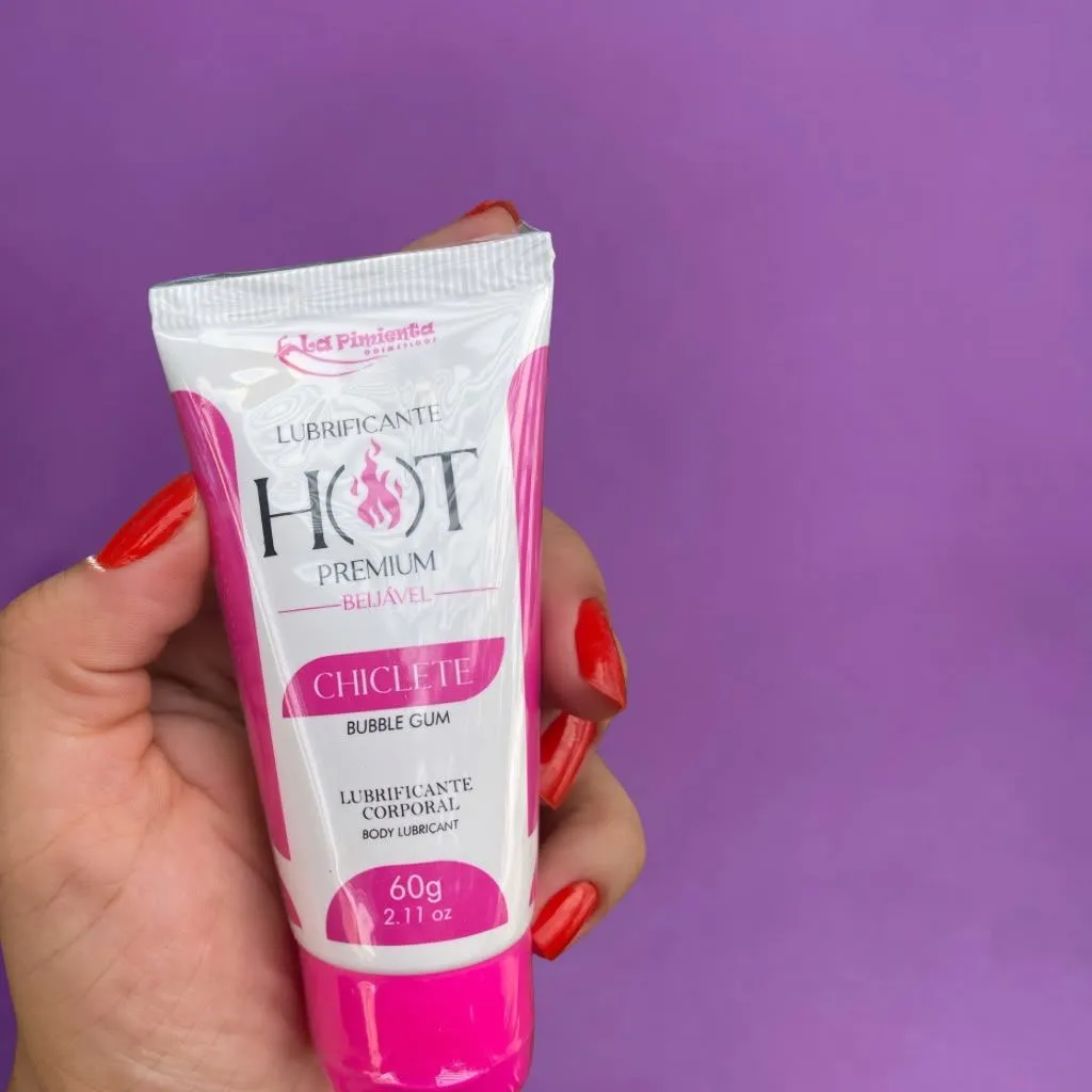 Hot Premium Lubrificante Térmico Corporal Beijável 60g - 2