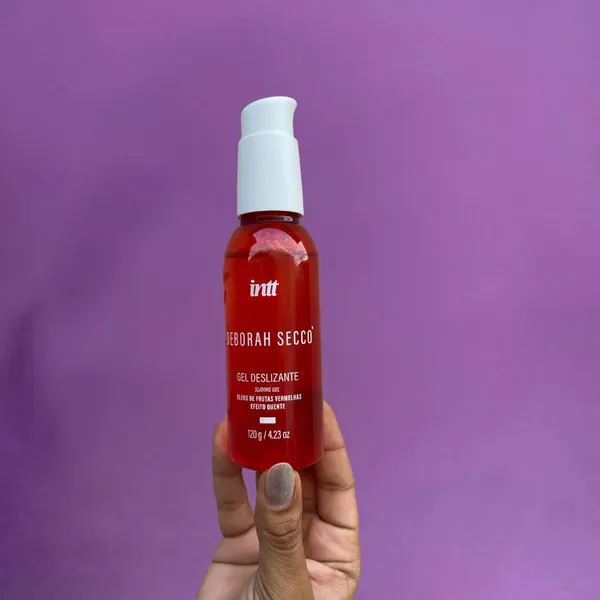 Gel Lubrificante Beijável com Ácido Hialurônico e D-Pantenol Deborah Secco + INTT 120g