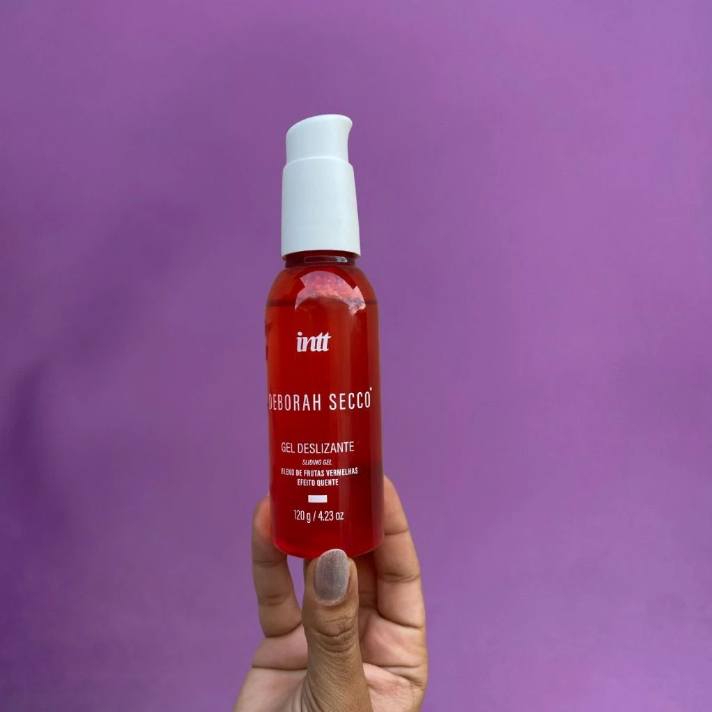 Gel Lubrificante Beijável com Ácido Hialurônico e D-Pantenol Deborah Secco + INTT 120g - 1