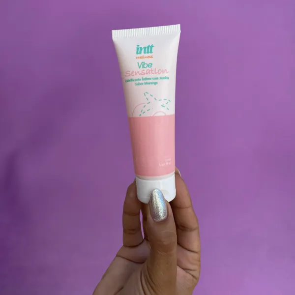 Vibe Sensation Lubrificante Íntimo Jambu sabor morango INTT Wellness 50g