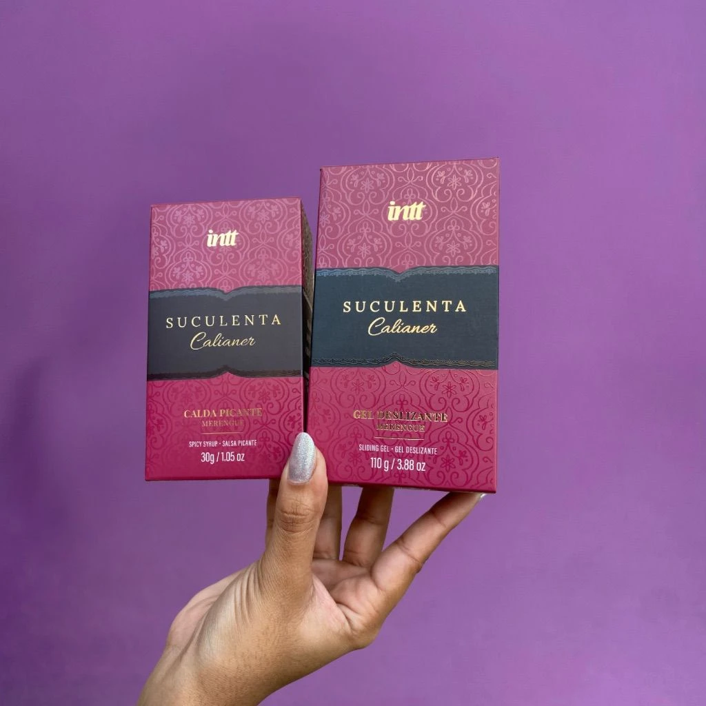 Kit Suculenta – Gel Deslizante + Calda Beijável Picante INTT 🍓 - 2
