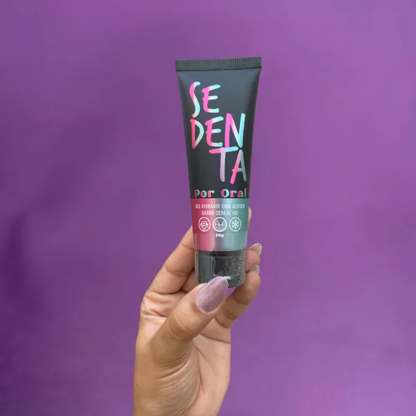 Sedenta Por Oral — Gel Comestível com Glitter 50g | Pepper Blend