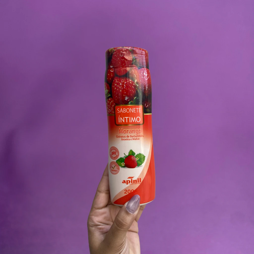 Sabonete Íntimo Morango 200ml - 1